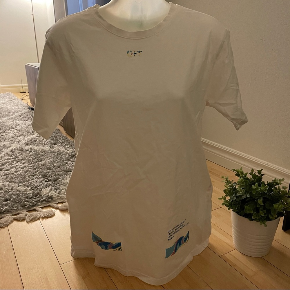 Off-white gradient shirt